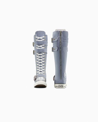 Chuck Taylor All Star XXHi Buckles Wet Stone/Egret/Black, Heel View