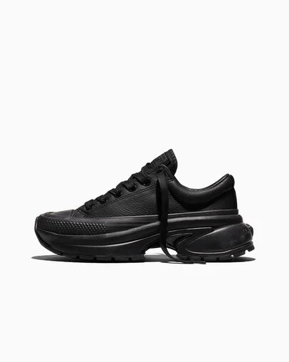 Run Star Crush Leather Black/Black/Dark Matter, Inner Side View
