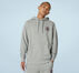 Pull-over hoodie Chuck Taylor Heritage M&eacute;lange gris vintage chin&eacute;