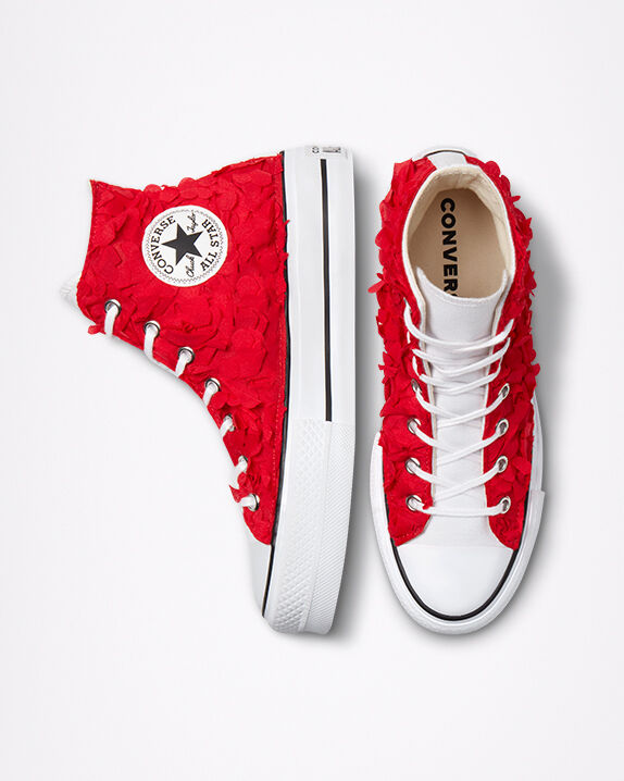 red platform chuck taylor