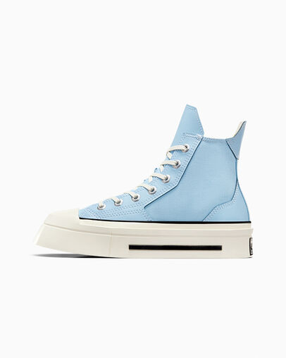 Chuck 70 De Luxe Squared True Sky/Egret/Black, Inner Side View