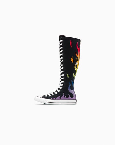 Chuck Taylor All Star XXHi Pride Noir/Fuchsia chaos/Confiture violette, Inner Side View