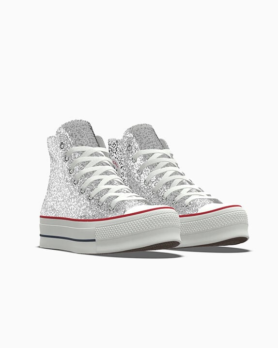 Custom Chuck Taylor All Star Lift Platform Glitter By You
