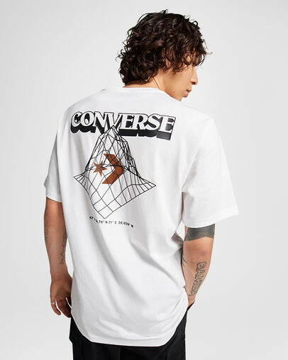 All Star Mountain T-shirt White, Full Body View