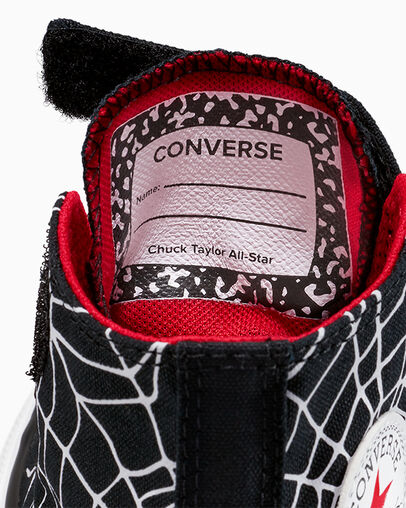 Chuck Taylor All Star Easy-On Spiderweb Black/White/Red, Detail Angle View