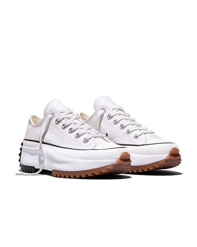 Run Star Hike Wit/Zwart/Gum, Top and Side View