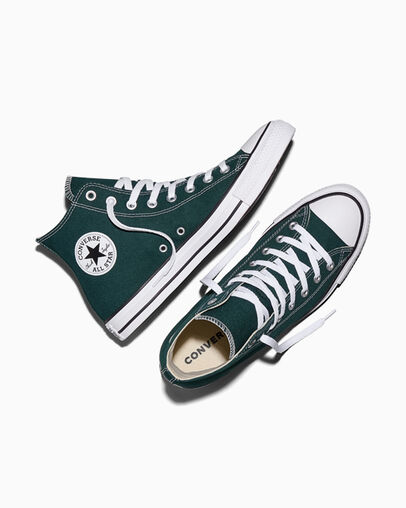 Chuck Taylor All Star Canvas Steely Pine, Angled View