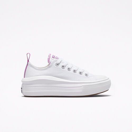 Converse All star sneaker wit/pixel purple/wit