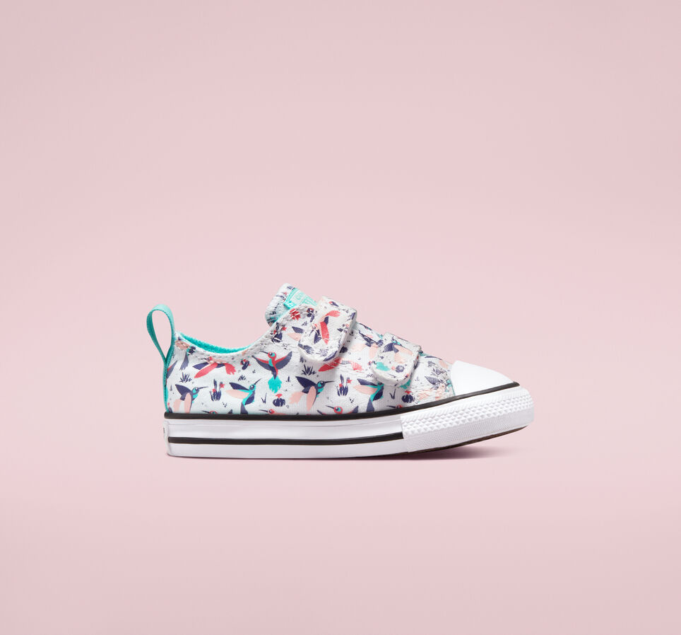 Chuck Taylor All Star Easy-On Bright Hummingbirds Blanco/Agua clara