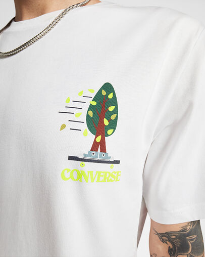 All Star Tree T-shirt White, Detail View