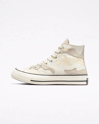 Chuck 70 Hybrid Camo Egret/Black/Egret, Inner Side View