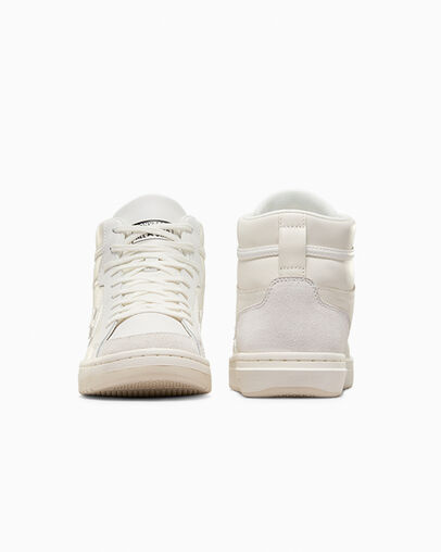 Pro Blaze Classic Leather & Suede Egret/Vintage White, Heel View