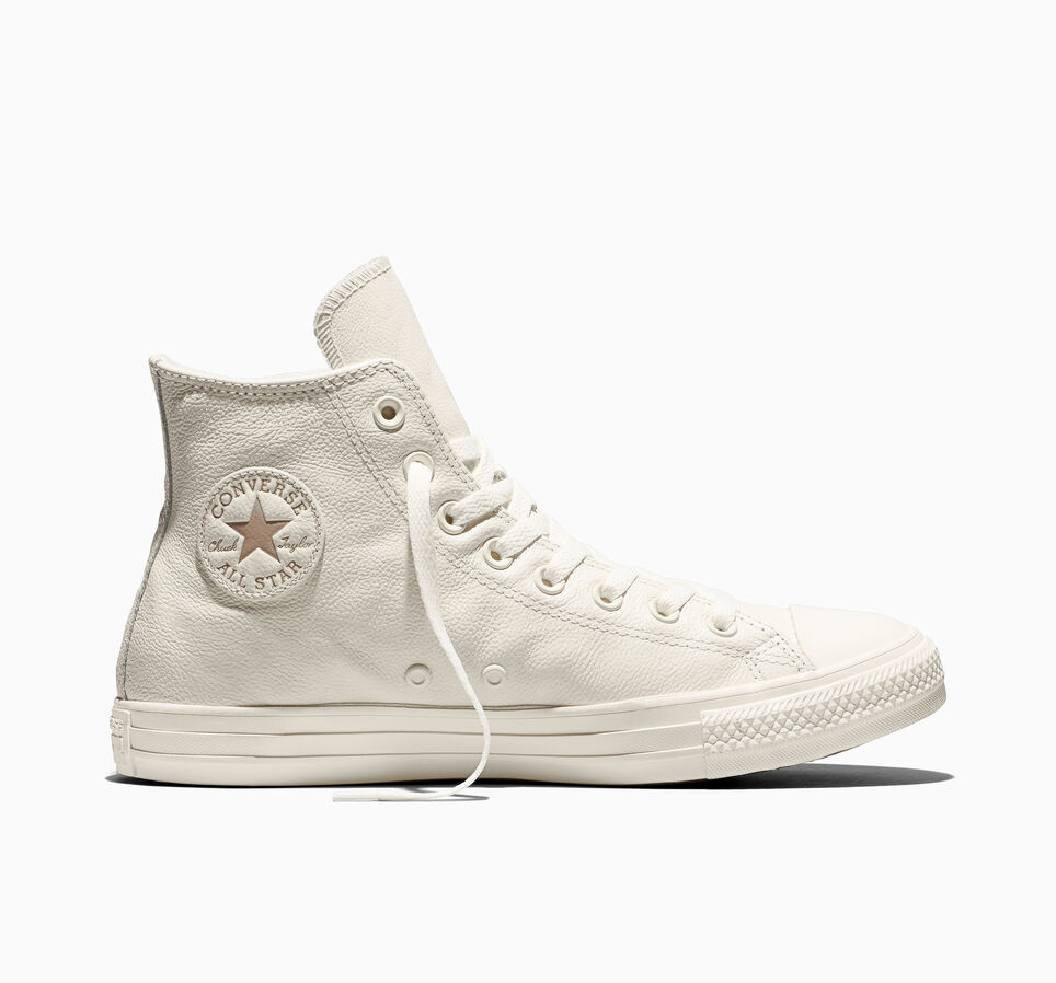 Converse Chuck Taylor All Star Tonal Leather Egret/Vintage Cargo/Egret — photo 2