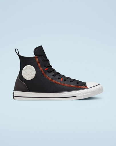 Future Utility Chuck Taylor All Star Black/Storm Wind/Bold Mandarin, Outer Side View