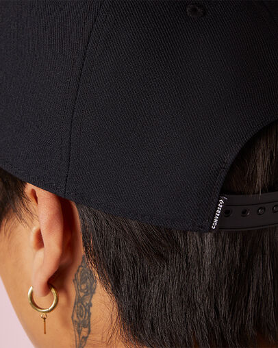Casquette Snapback avec logo Noir Converse, Detail View