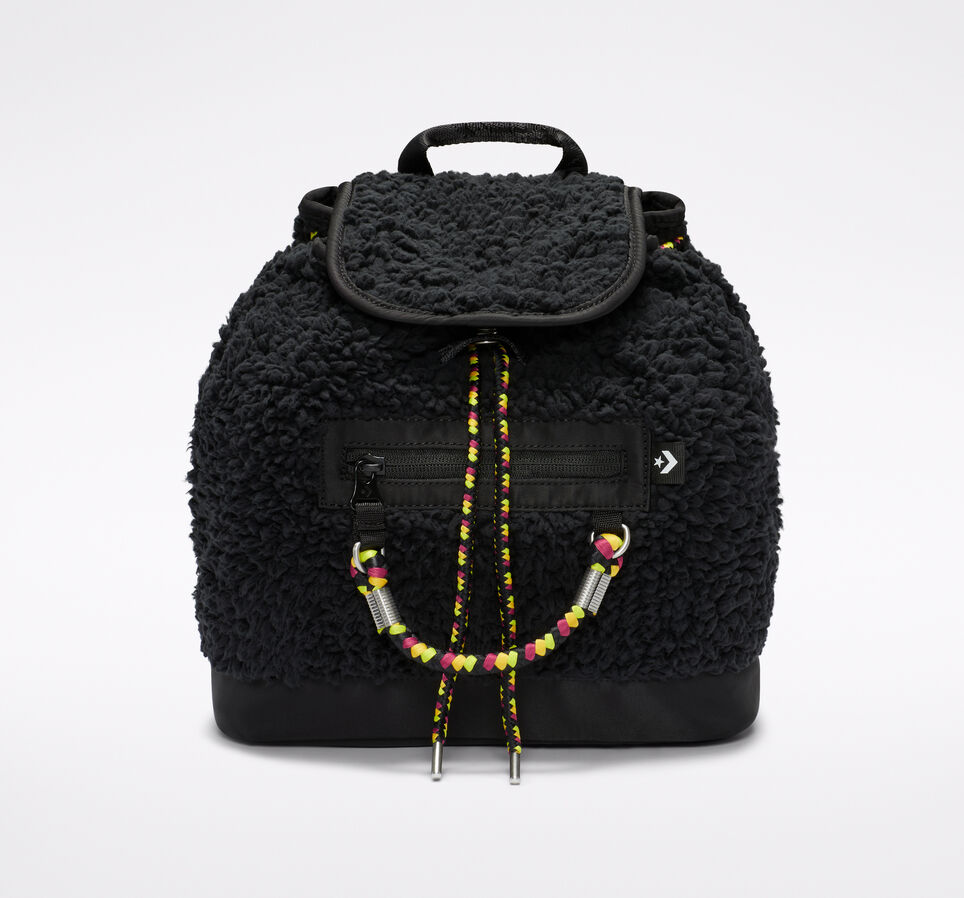 Petit sac &agrave; dos Sherpa Noir Converse