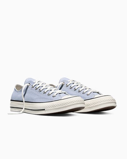 Chuck 70 Canvas No Shade/Egret/Black, Top and Side View