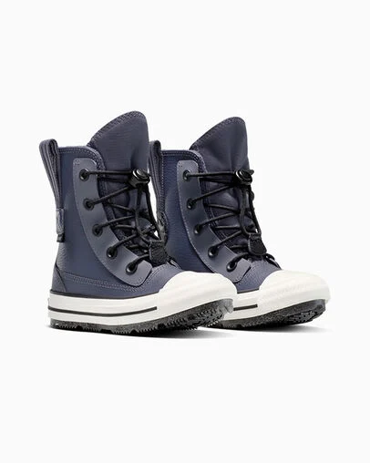Chuck Taylor All Star Berkshire Waterproof Boot Cold Stare/Vintage White/Black, Top and Side View