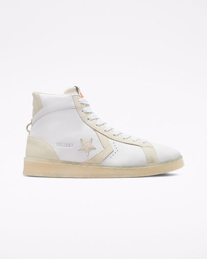 Pro Leather Future Utility White/Egret/White, Outer Side View