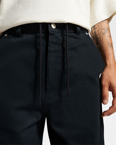 Woven Pants Converse Black, Detail View