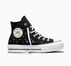 Chuck Taylor All Star Lift Platform Embroidered Stars Black/Honey Stick Brown/White