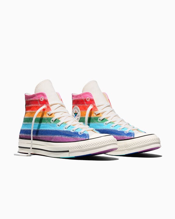 Chuck 70 Pride Flag Blue/Egret/Black