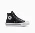 Chuck Taylor All Star EVA Lift Platform Leather Black/Natural Ivory/White