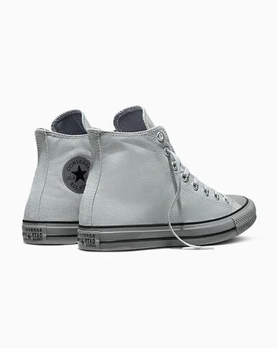 Chuck Taylor All Star Color Pop Grey Area/Darker Grey/Black, Heel View
