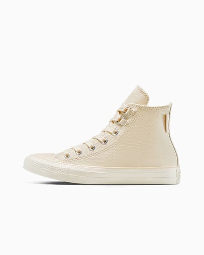 Chuck Taylor All Star Leather Light Dune/Egret/Light Dune, Inner Side View