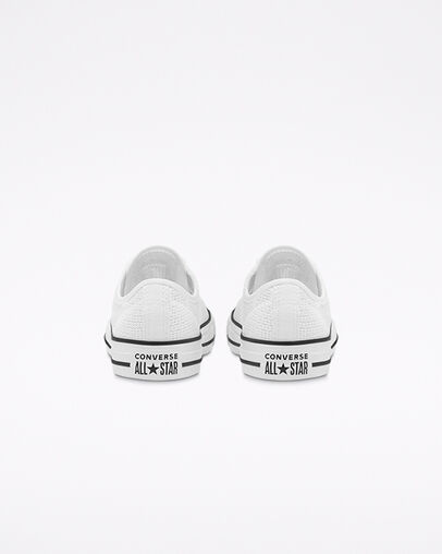 Chuck Taylor All Star Breathable White/Black/White, Heel View