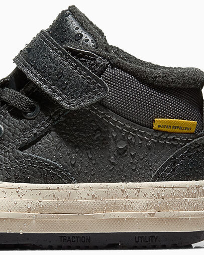 Chuck Taylor All Star Malden Street Boot Easy-On Dark Matter/Total Eclipse, Detail Angle View