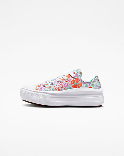 Chuck Taylor All Star Move Platform Paper Floral White/Bold Mandarin/Light Dew, Inner Side View