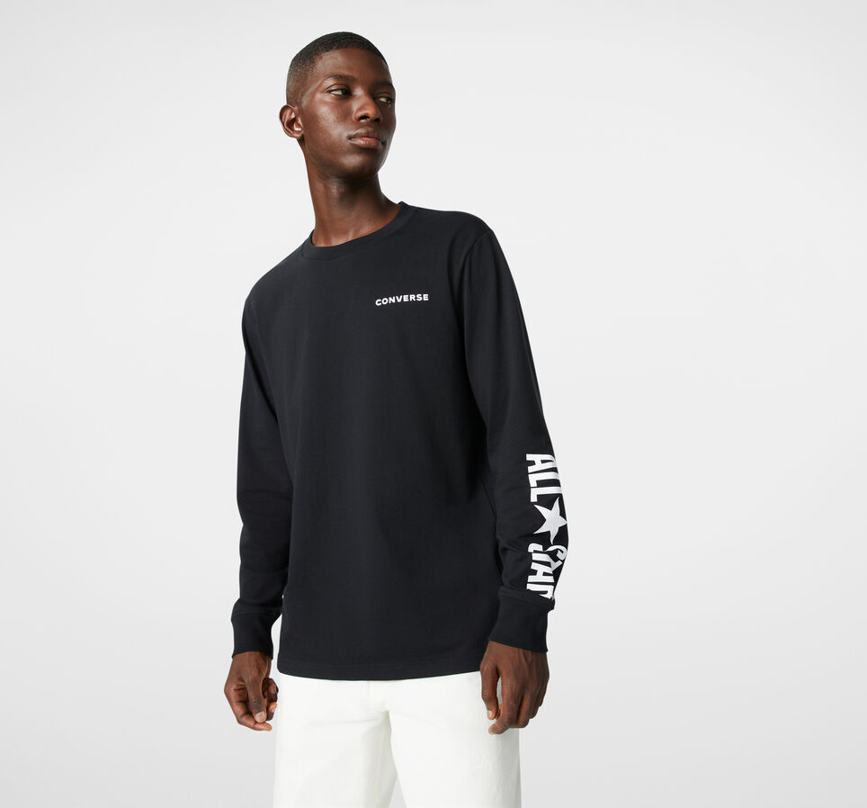 All Star Long Sleeve Tee Converse Black
