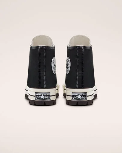 Chuck 70 Trek Black Trek Vintage, Heel View