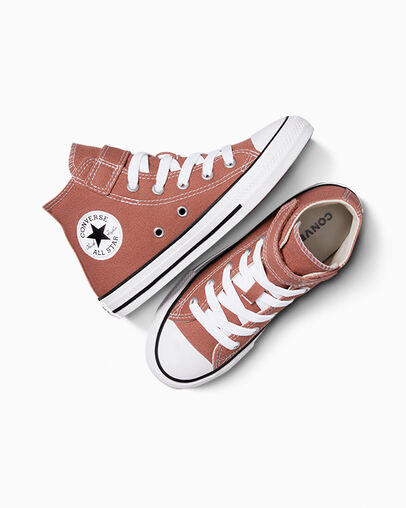 Chuck Taylor All Star Easy-On In A Nutshell Brown /White/Black, Angled View