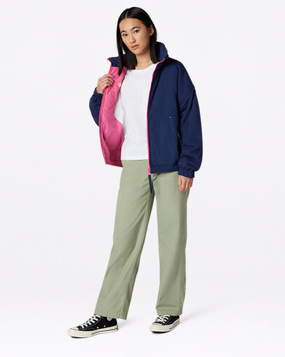 Chaqueta reversible Blocked Alt Terrain Azul marino medianoche, Full Body View