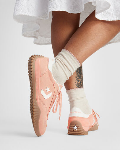 Run Star Trainer Flamingo Fade/Egret, Reflective View