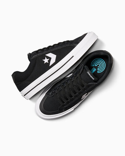 Sport Casual Black/Black/White, Angled View