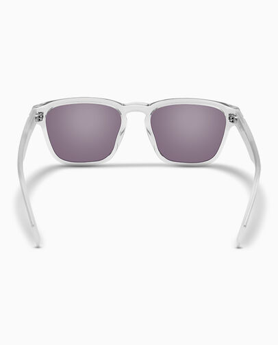 Fluidity Square Sunglasses Crystal Clear, Detail View