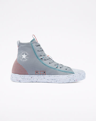Chuck Taylor All Star Crater Summer Daze Ash Stone/Bright Poppy/White, Outer Side View