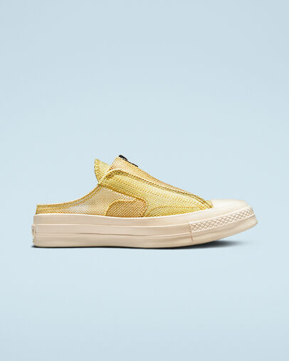 Chuck 70 Mule Crafted Canvas Sauterne/Goldtone/Cyber Mango, Outer Side View