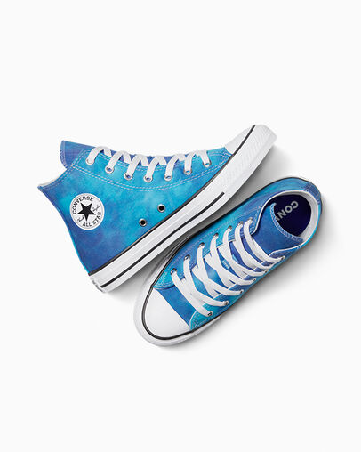 Chuck Taylor All Star Color Splash Gnarly Blue/Blau/Wei&szlig;, Angled View