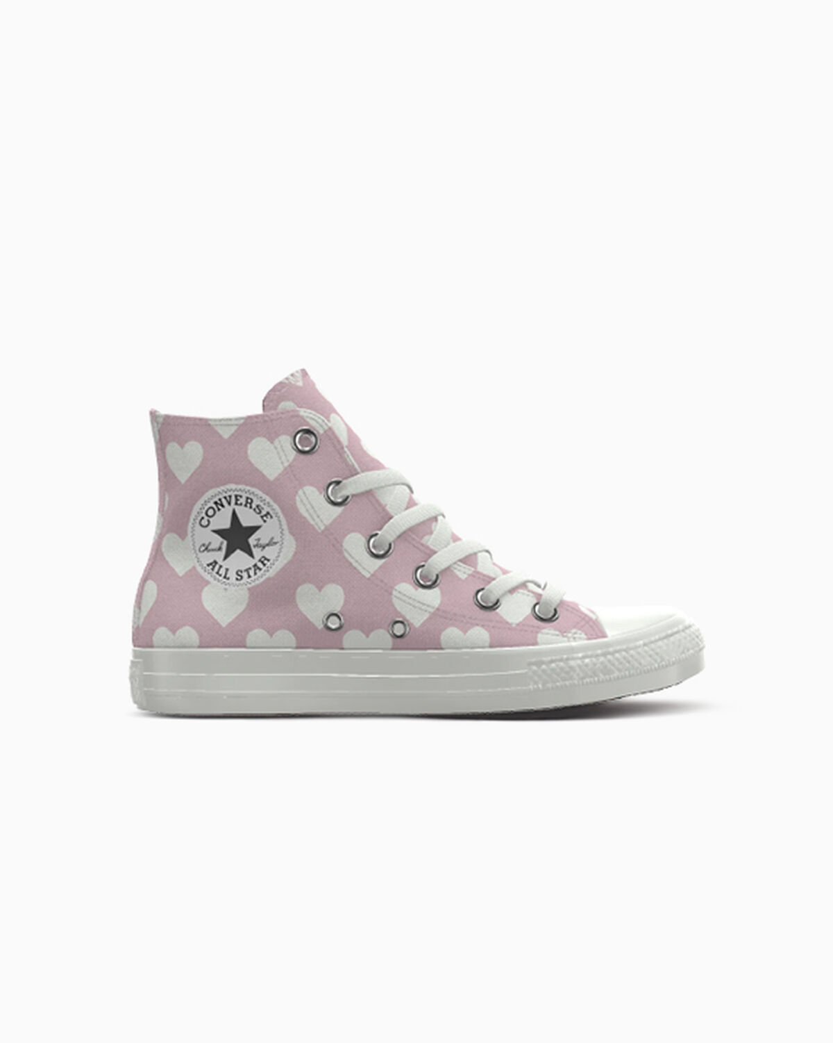 Converse Custom Chuck Taylor All Star By You - 352612CSP25_summitpink_hearts_V