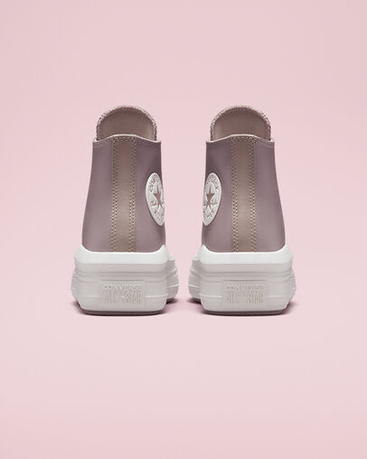 Chuck Taylor All Star Move Future Utility Mauve vapeur/Malt, Heel View