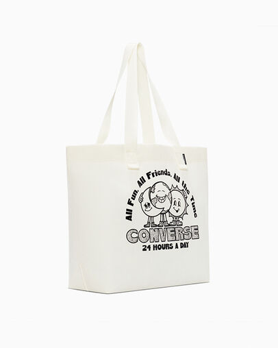 Sac fourre-tout &agrave; motif saisonnier Aigrette Converse, Back View