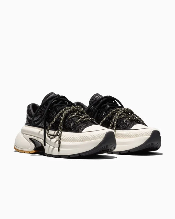 Run Star Crush Distressed Patent Black/Egret/Light Gum Honey
