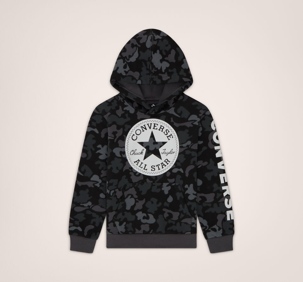 Signature Camo Hoodie Black