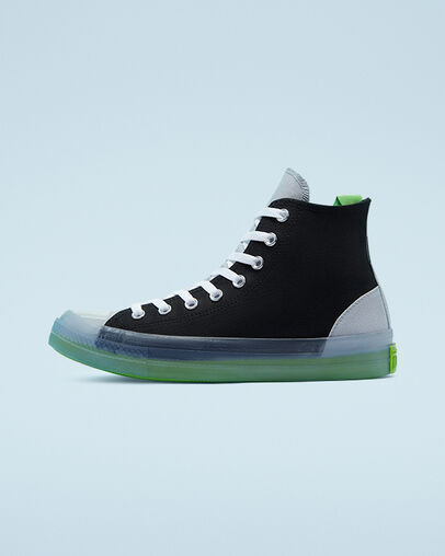 Chuck Taylor All Star CX Dramatic Nights Black/Gravel/Bold Wasabi, Inner Side View