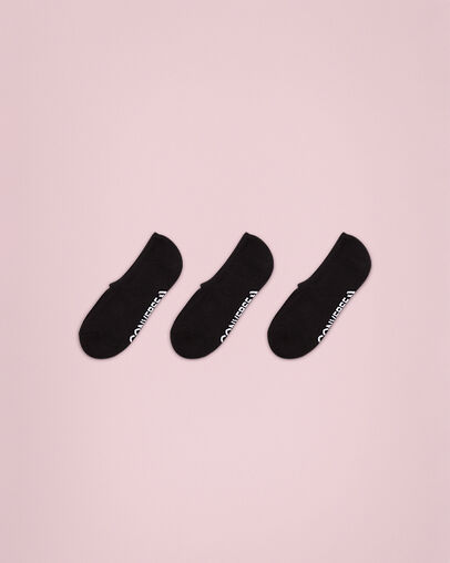 3-Pack Wordmark Made For Chucks Socks Black, Front View