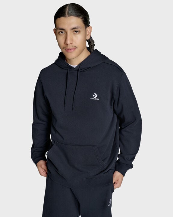 Embroidered Star Chevron Standard-Fit Fleece Hoodie Men's